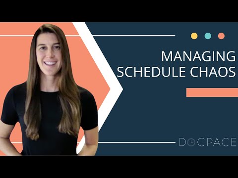 Managing Schedule Chaos
