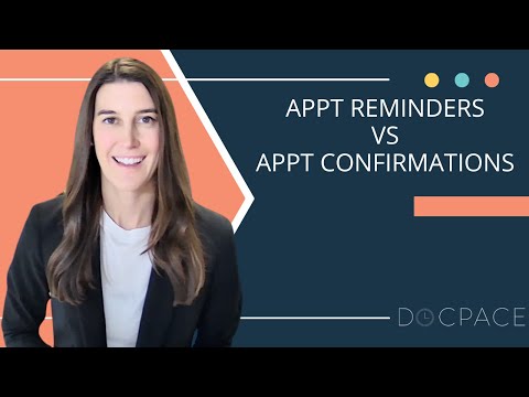 Appointment Reminders VS Appointment Confirmations